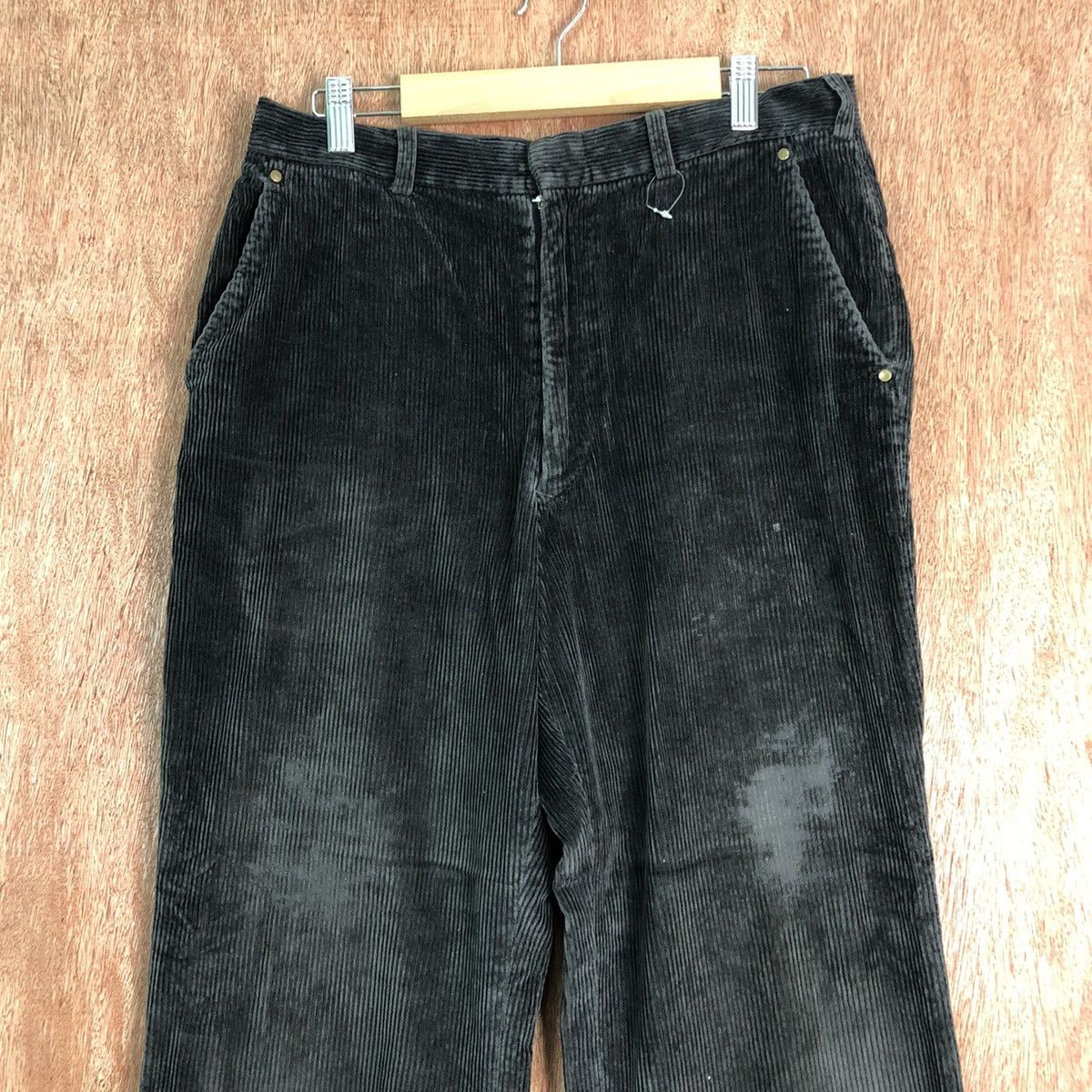 Japanese Brand DLL Japan Conduroy vintage distressed Denim Pants #c221 Size US 31 - 2 Thumbnail