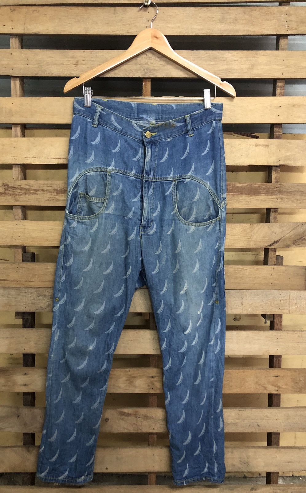 Issey Miyake × mercibeaucoup Mercibeaucoup by Issey Miyake Monkey Pant Jeans Size US 30 / EU 46 - 1 Thumbnail