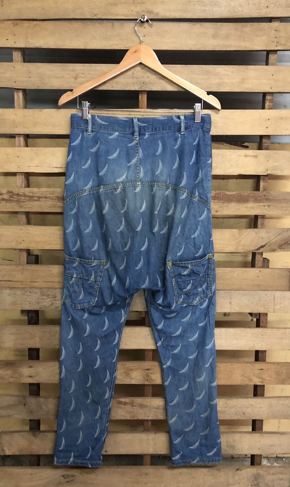 Issey Miyake × mercibeaucoup Mercibeaucoup by Issey Miyake Monkey Pant Jeans Size US 30 / EU 46 - 2 Thumbnail