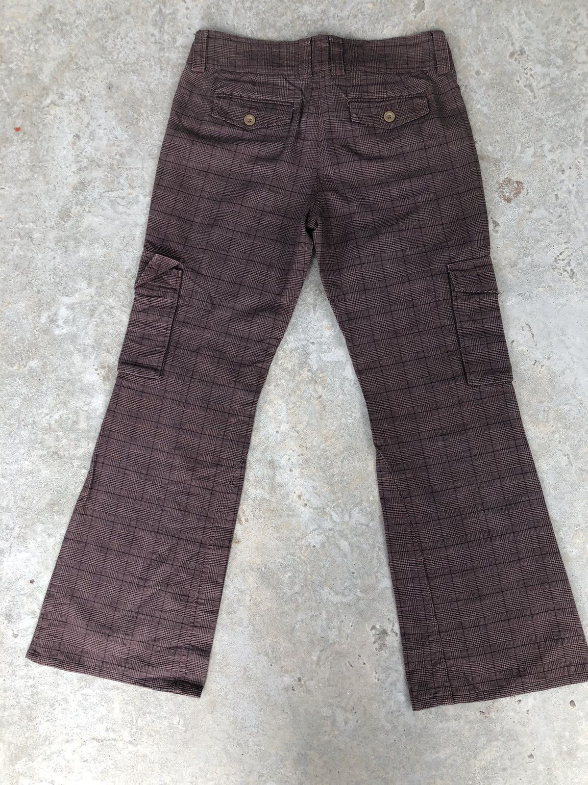 If Six Was Nine Japanese Limited Flared Jeans Cargo Pant Size US 33 - 7 Thumbnail