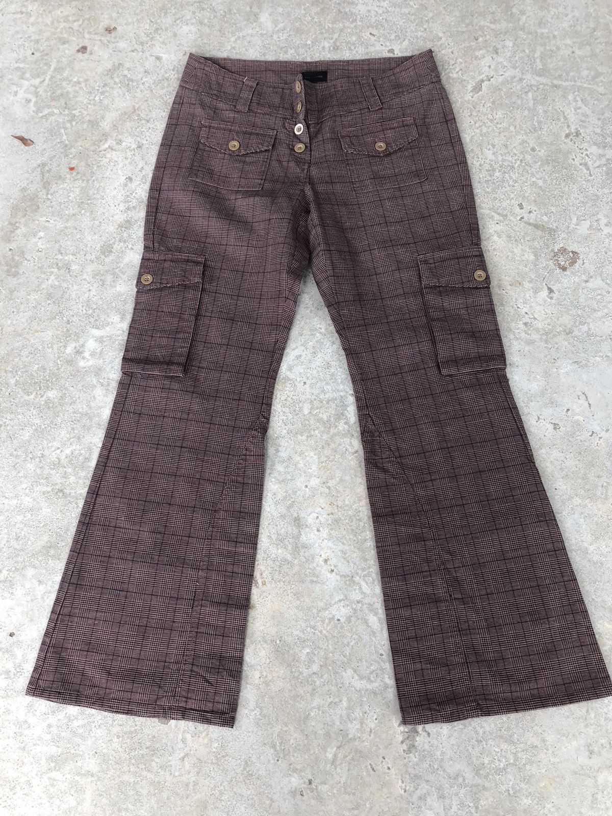 If Six Was Nine Japanese Limited Flared Jeans Cargo Pant Size US 33 - 1 Thumbnail