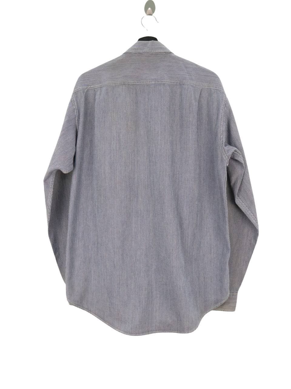 Sugar Cane × Toyo Enterprises Sugar Cane Selvedge Hickory Workwear Longsleeve Shirt Size US L / EU 52-54 / 3 - 2 Thumbnail
