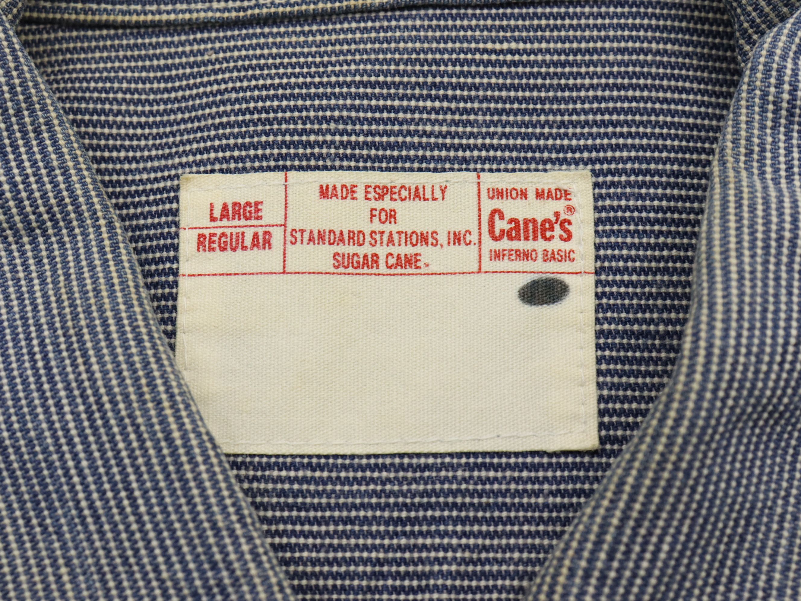 Sugar Cane × Toyo Enterprises Sugar Cane Selvedge Hickory Workwear Longsleeve Shirt Size US L / EU 52-54 / 3 - 24 Thumbnail