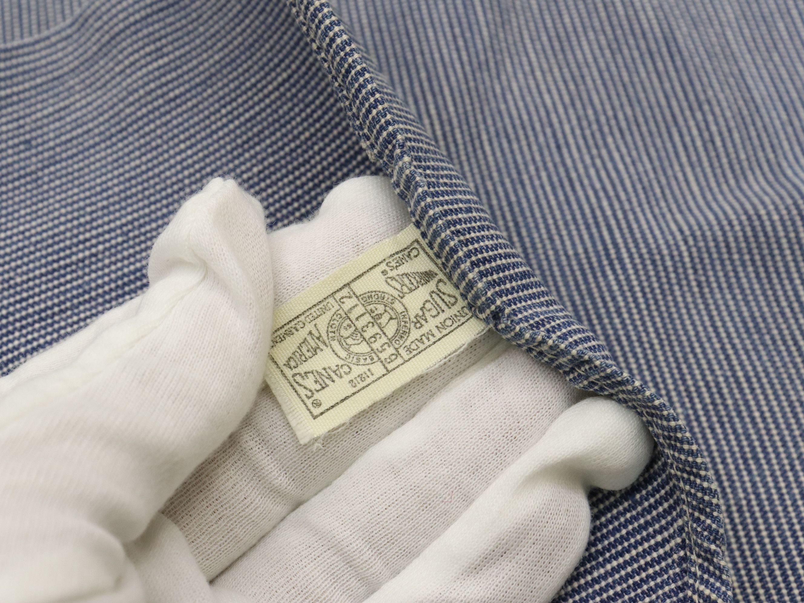 Sugar Cane × Toyo Enterprises Sugar Cane Selvedge Hickory Workwear Longsleeve Shirt Size US L / EU 52-54 / 3 - 23 Thumbnail