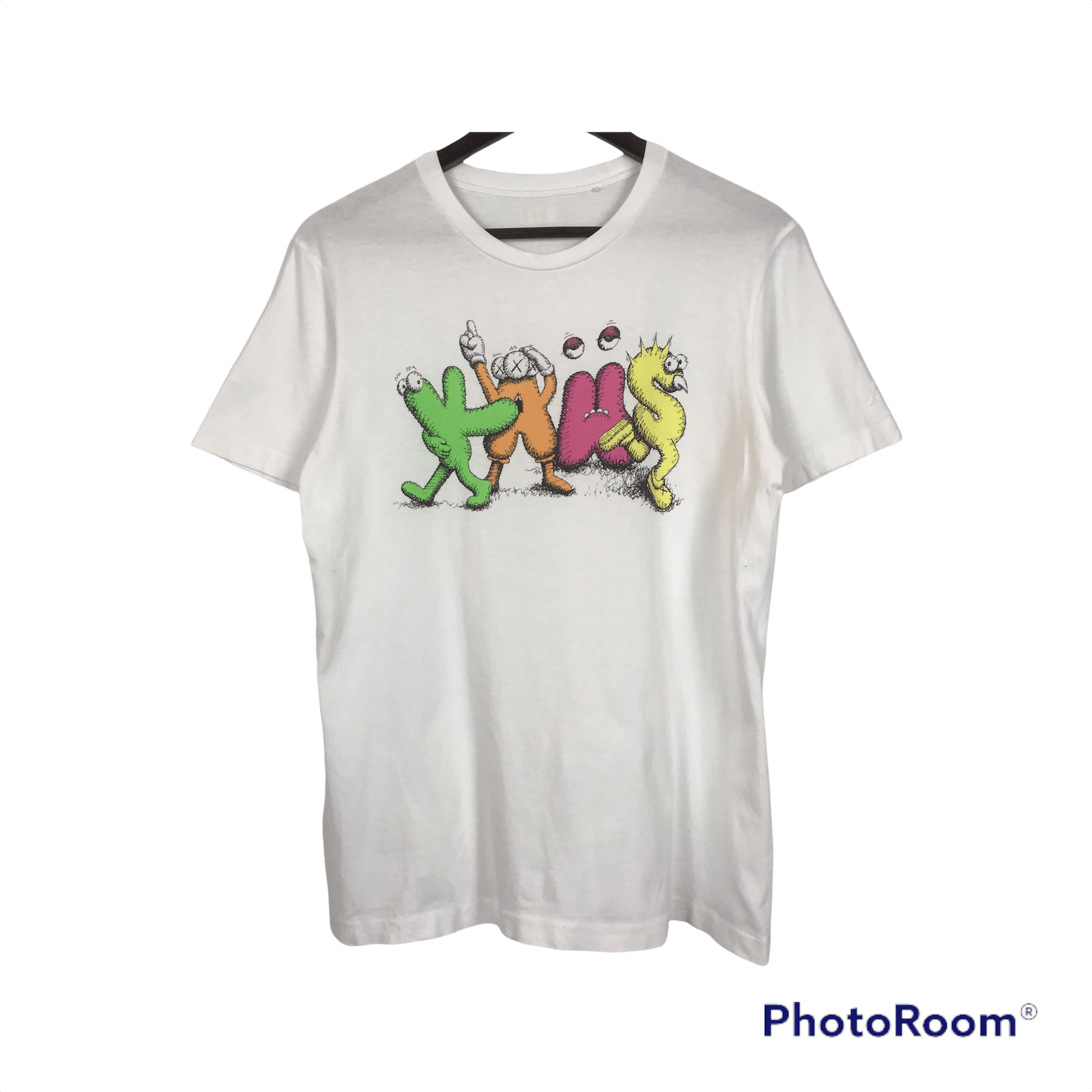 Kaws 💣OFFER 90’s Vtg KAWS x NIKE Shoes Design T-shirt Size US M / EU 48-50 / 2 - 1 Thumbnail