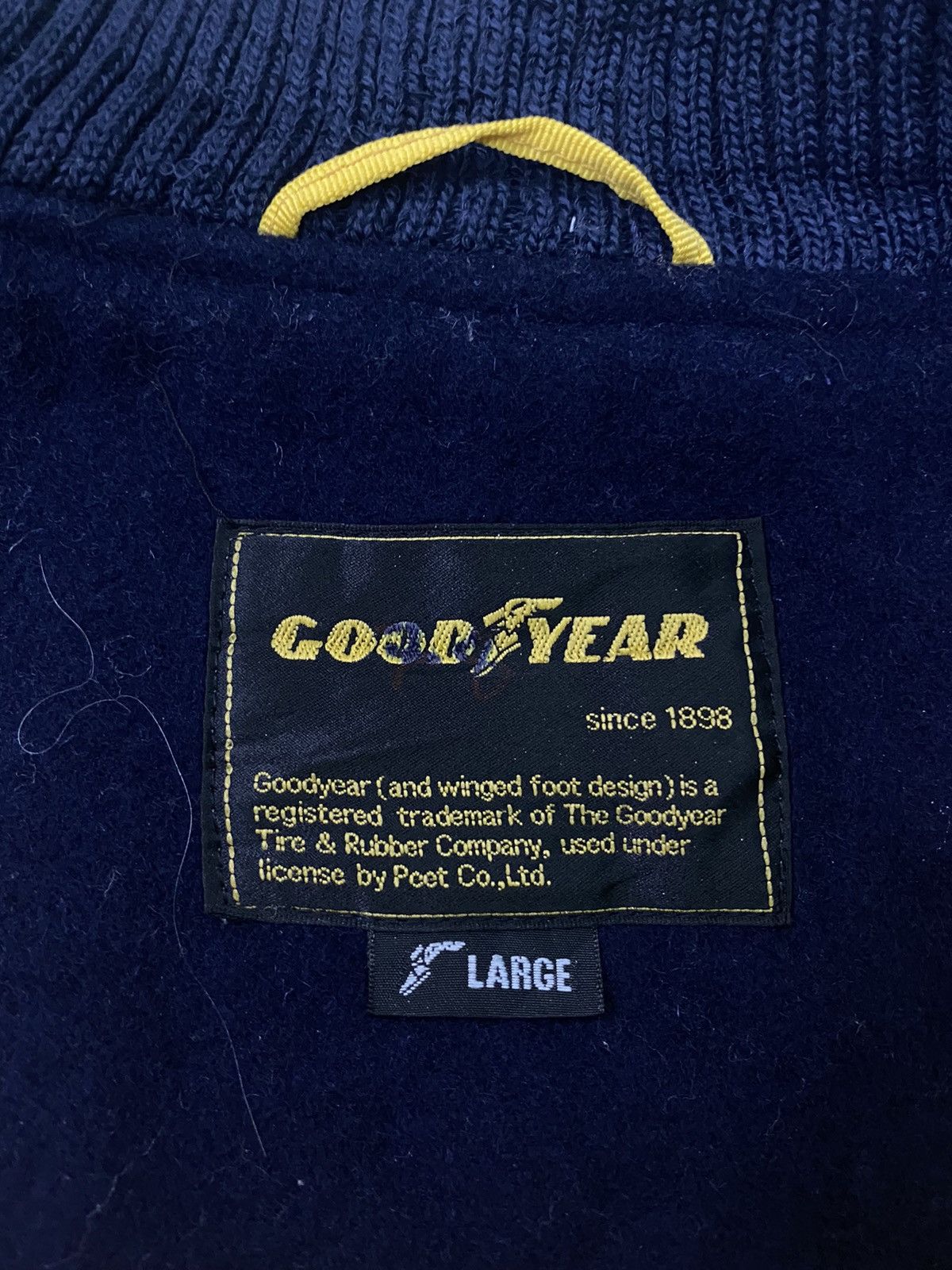Sports Specialties VINTAGE GOODYEAR WINGS SHOES WOOL VARSITY JACKET Size US L / EU 52-54 / 3 - 10 Thumbnail