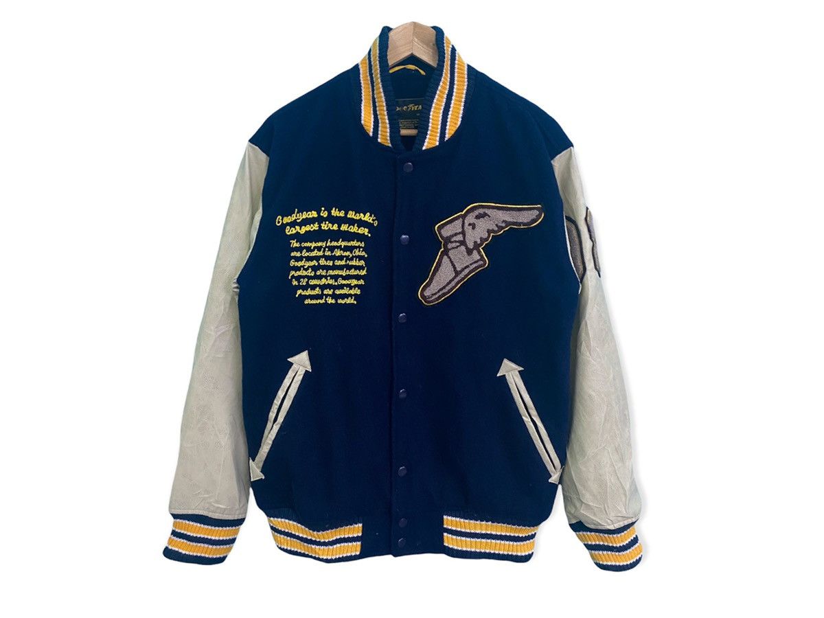 Sports Specialties VINTAGE GOODYEAR WINGS SHOES WOOL VARSITY JACKET Size US L / EU 52-54 / 3 - 2 Thumbnail