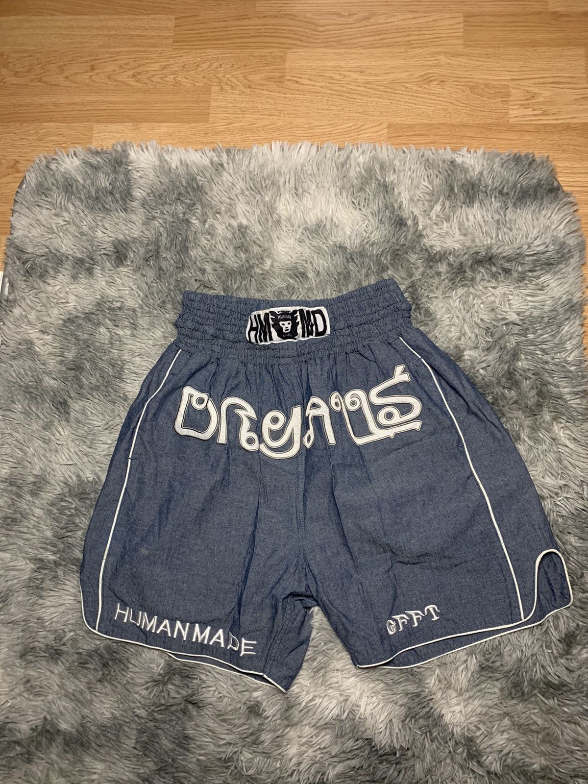 Human Made Human Made chambray muay thai boxing shorts Lil Uzi