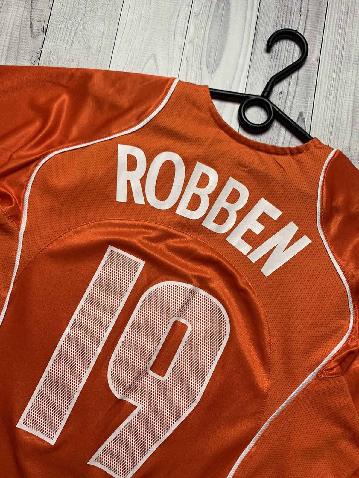 Nike × Vintage Vintage Nike jersey Holland 19 Robben KNVB Nederland Size US XL / EU 56 / 4 - 4 Thumbnail