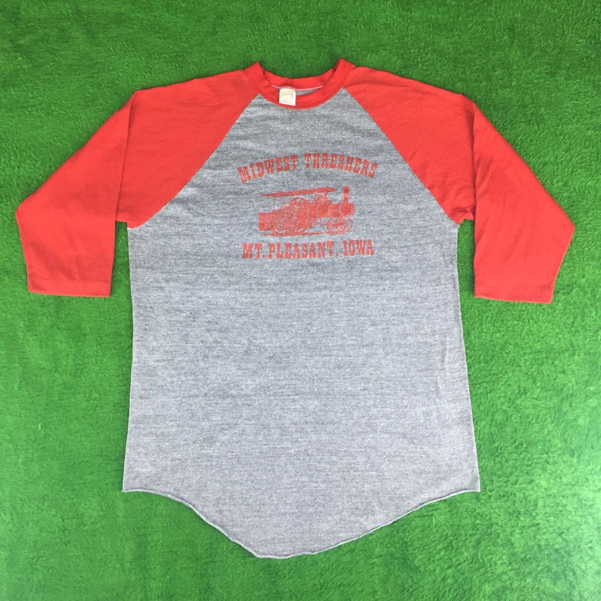 Vintage Vintage 80s Sportswear MIDWEST THRESHERS🚂 MT PLEASANT IOWA Size US M / EU 48-50 / 2 - 1 Thumbnail