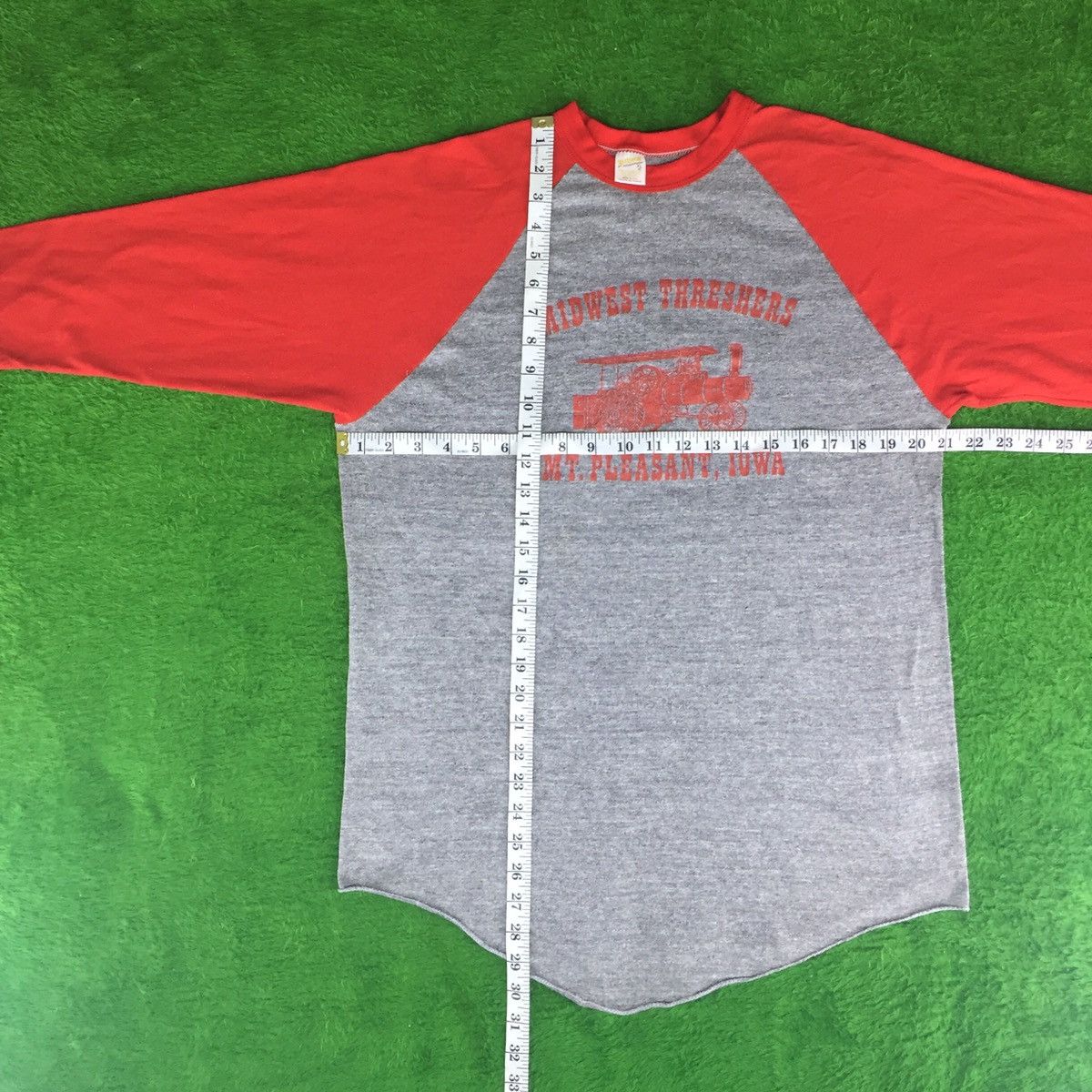 Vintage Vintage 80s Sportswear MIDWEST THRESHERS🚂 MT PLEASANT IOWA Size US M / EU 48-50 / 2 - 3 Thumbnail