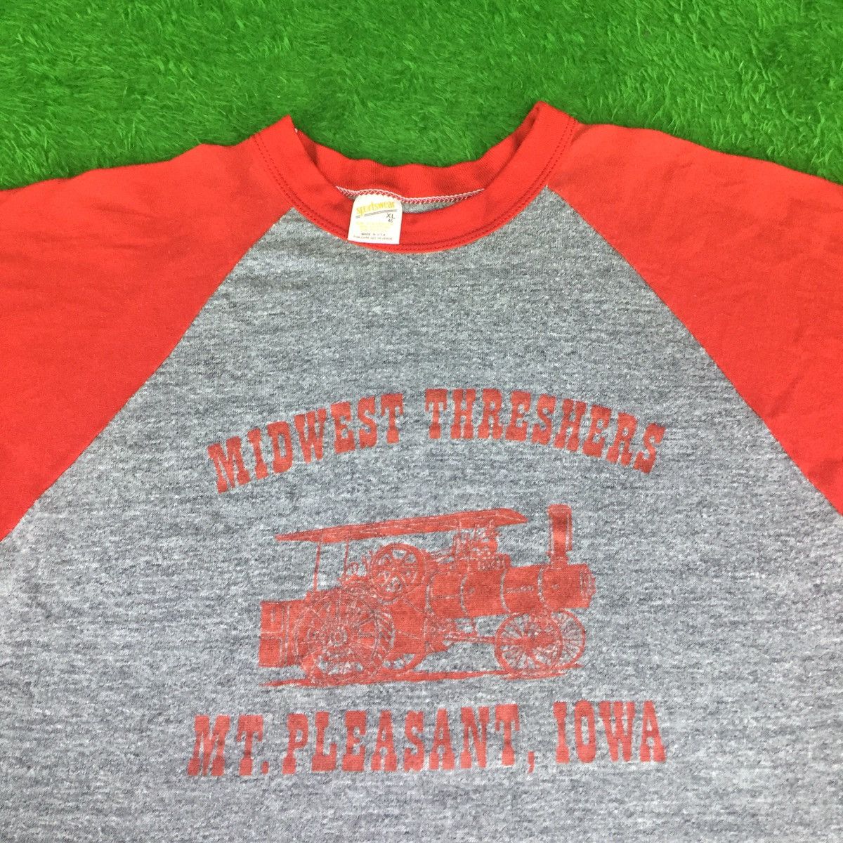 Vintage Vintage 80s Sportswear MIDWEST THRESHERS🚂 MT PLEASANT IOWA Size US M / EU 48-50 / 2 - 7 Thumbnail