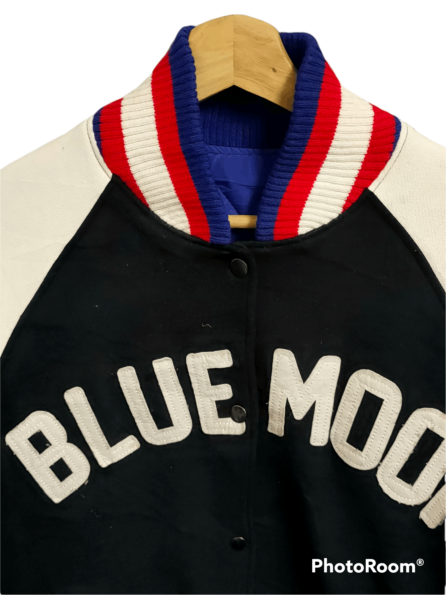 Other Blue moon varsity button up jacket Spellout LOGO Size US M / EU 48-50 / 2 - 2 Thumbnail