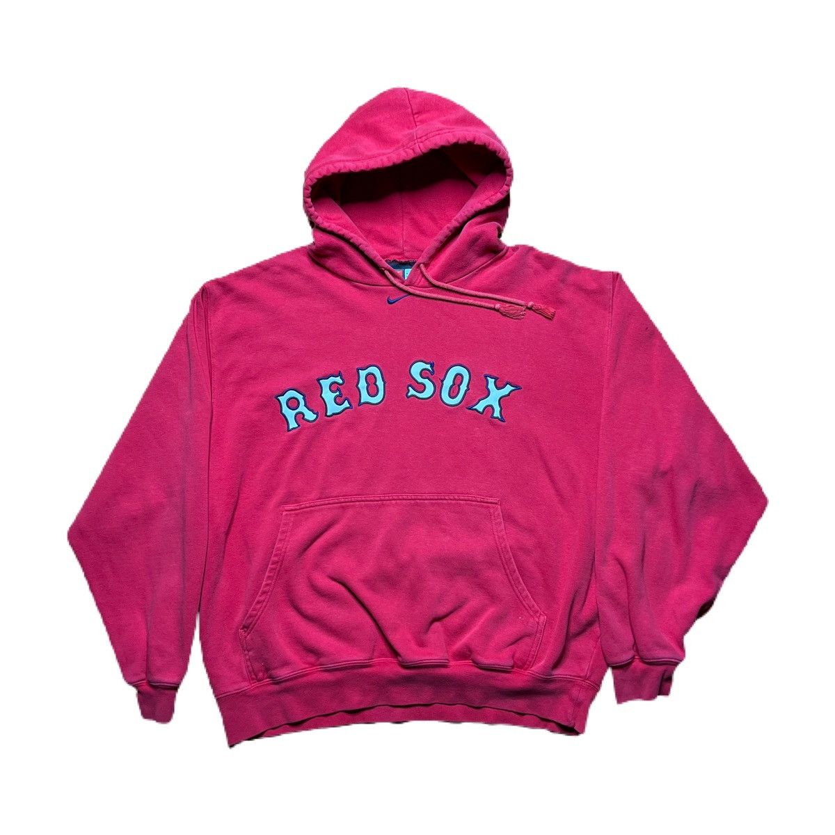 Nike Vintage Boston Red Sox Nike Center Swoosh Hoodie Size US XL / EU 56 / 4 - 1 Preview