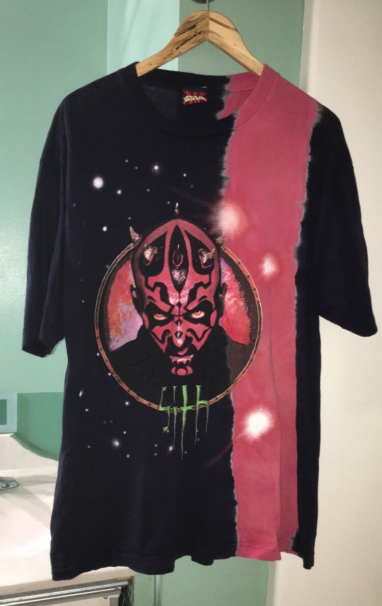 image of Star Wars x Vintage 90's Darth Maul Tee in Black, Men's (Size XL)