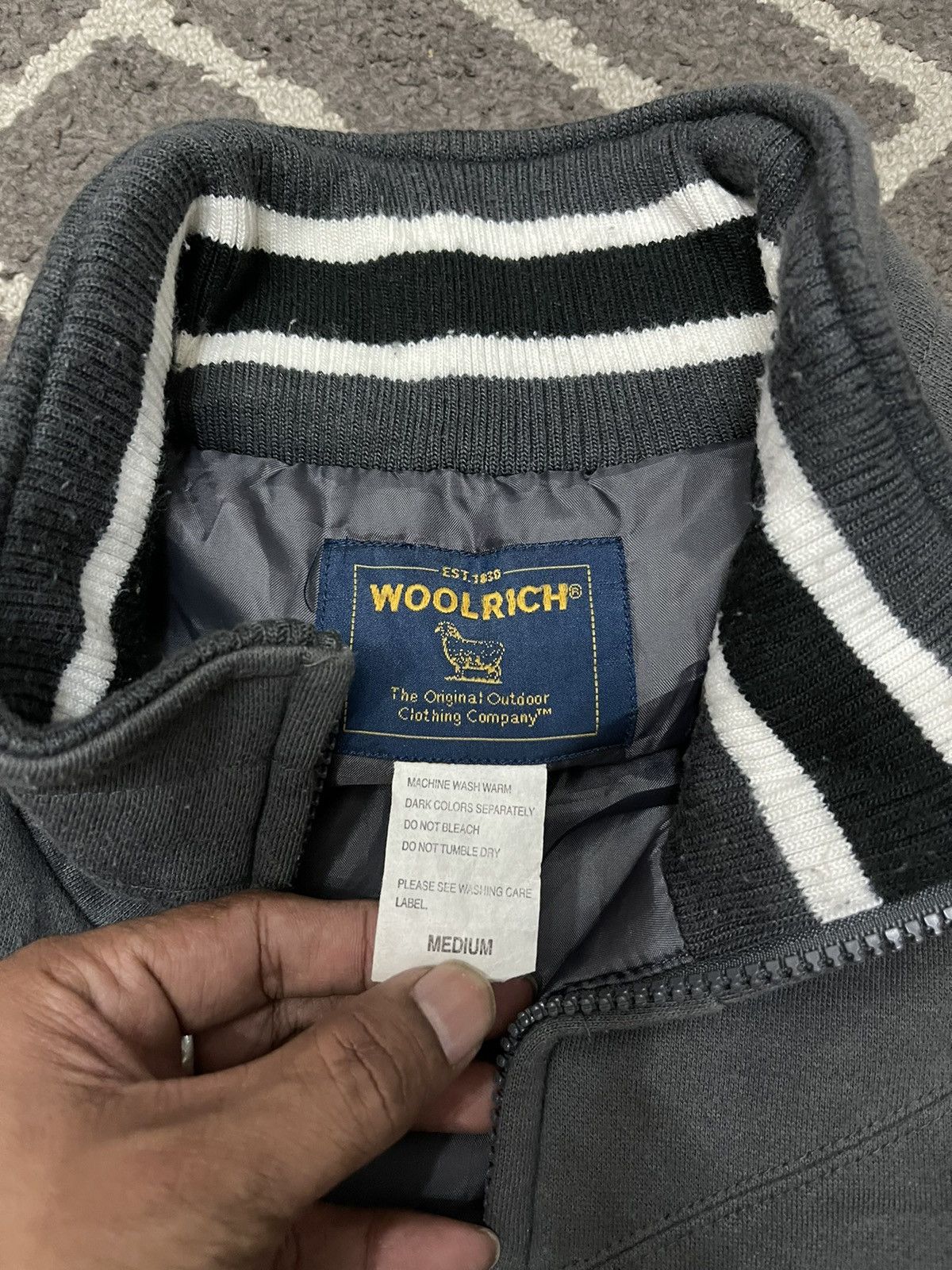 Vintage × Woolrich Woolen Mills Vintage woolrich thick baseball jacket Size US M / EU 48-50 / 2 - 3 Thumbnail