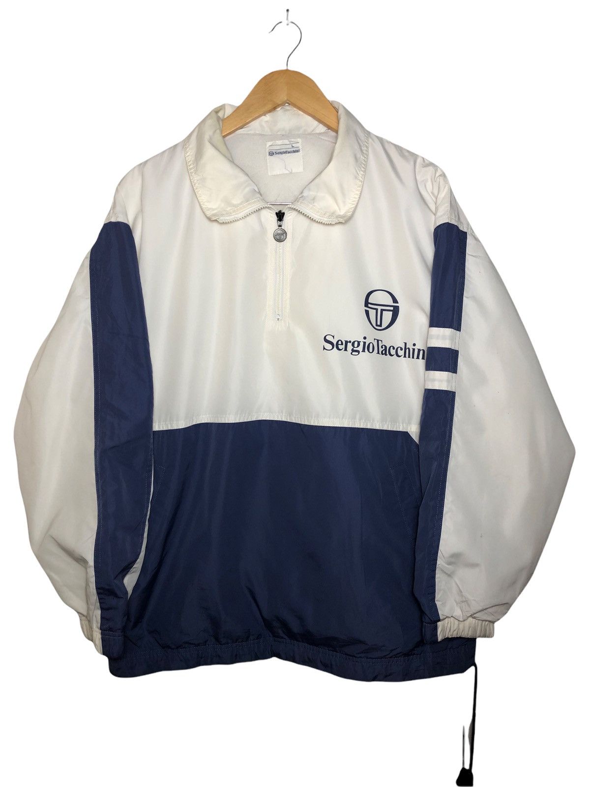 Sergio Tacchini × Vintage Vintage Sergio Tacchini anorak jacket Size US L / EU 52-54 / 3 - 1 Thumbnail