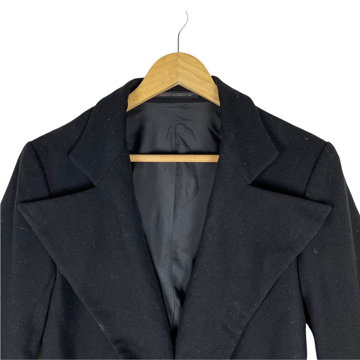 Yohji Yamamoto 🔥YOHJI YAMAMOTO V COLLAR BUTTON JACKET Size US M / EU 48-50 / 2 - 4 Thumbnail