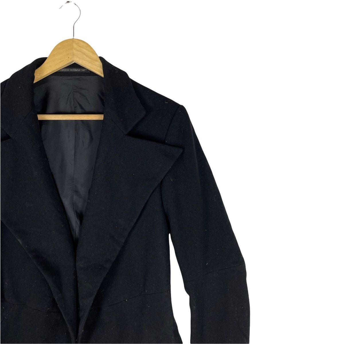Yohji Yamamoto 🔥YOHJI YAMAMOTO V COLLAR BUTTON JACKET Size US M / EU 48-50 / 2 - 5 Thumbnail