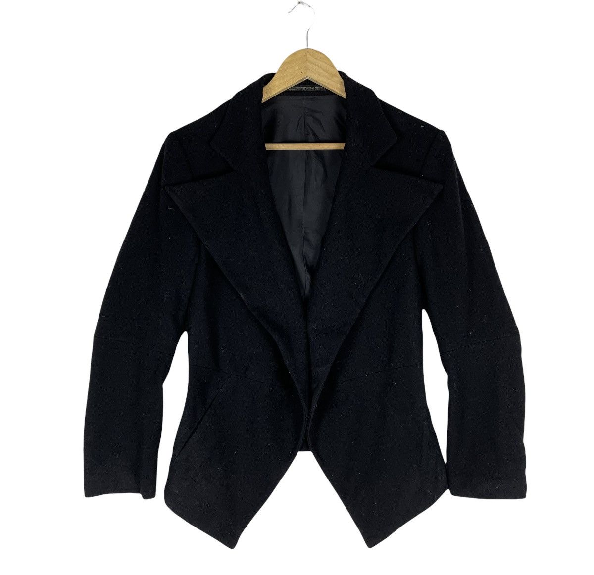 Yohji Yamamoto 🔥YOHJI YAMAMOTO V COLLAR BUTTON JACKET Size US M / EU 48-50 / 2 - 2 Thumbnail