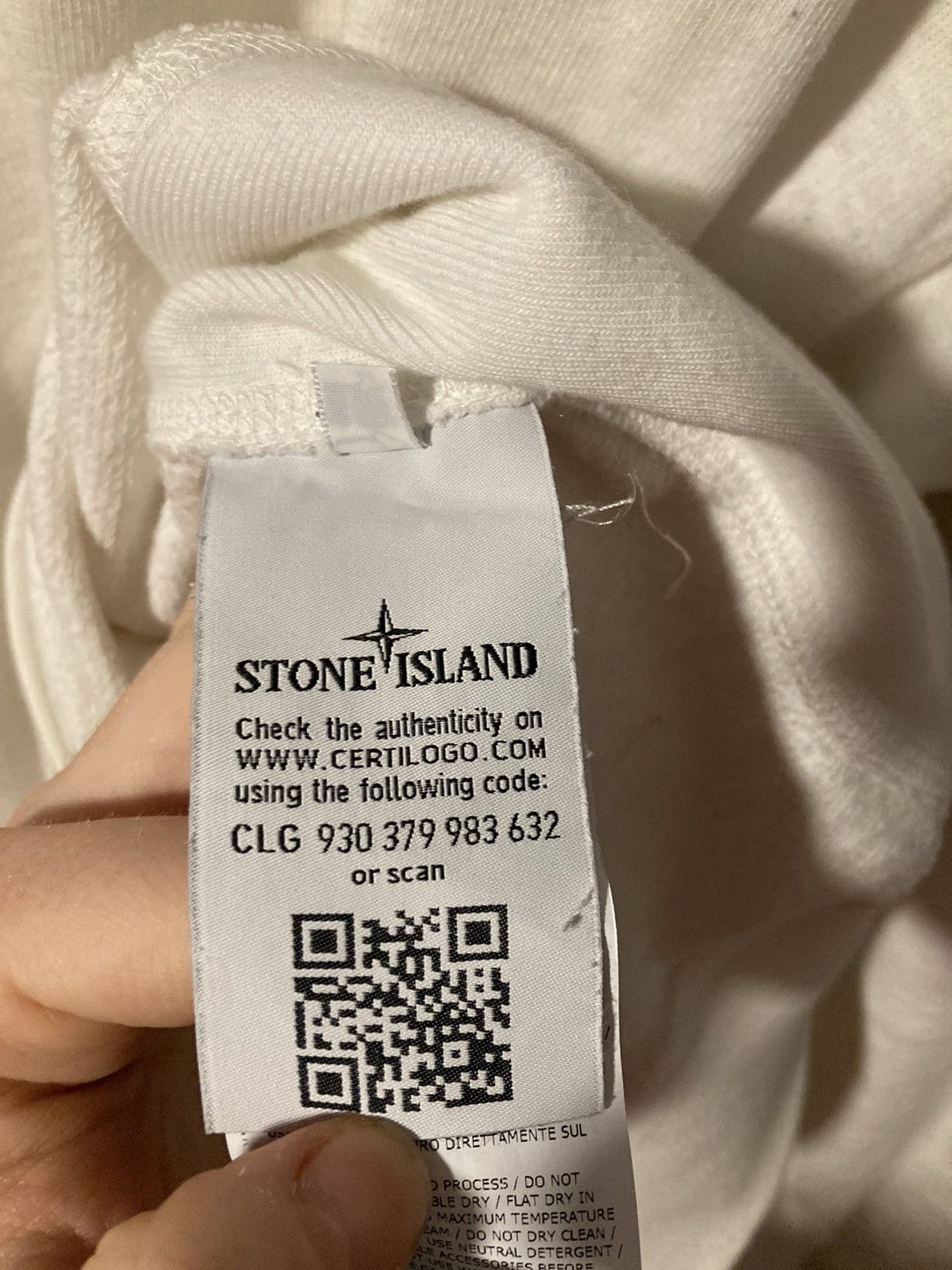 Stone Island Stone Island White Crewneck Size US L / EU 52-54 / 3 - 5 Thumbnail