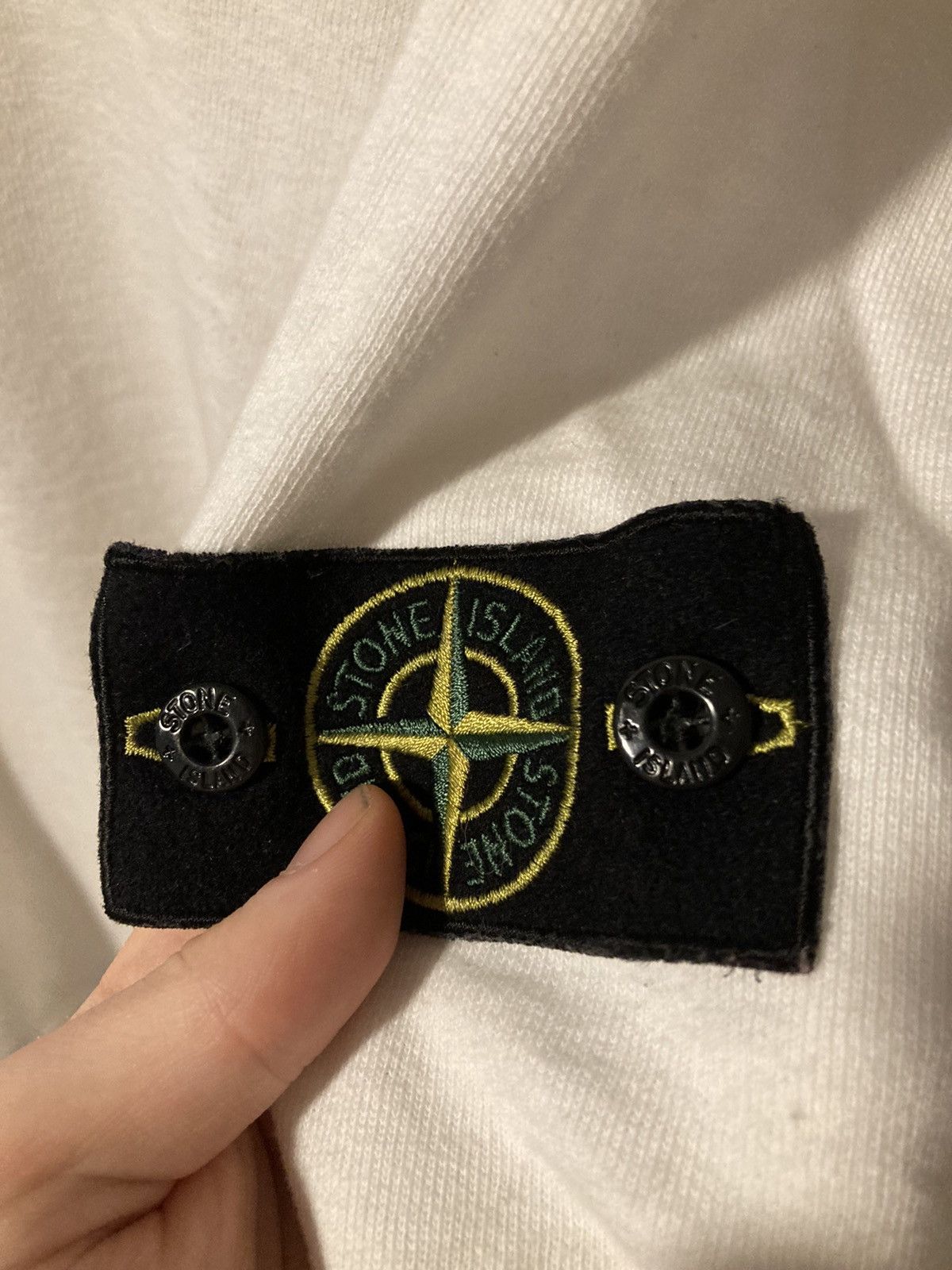 Stone Island Stone Island White Crewneck Size US L / EU 52-54 / 3 - 3 Thumbnail
