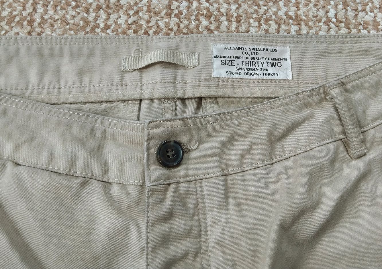 Allsaints All Saints pseudo chino pants trousers Size US 32 / EU 48 - 6 Thumbnail