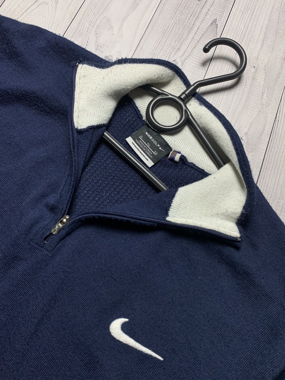 Nike × Vintage Vintage sweater Nike logo size L/XL Size US L / EU 52-54 / 3 - 2 Thumbnail