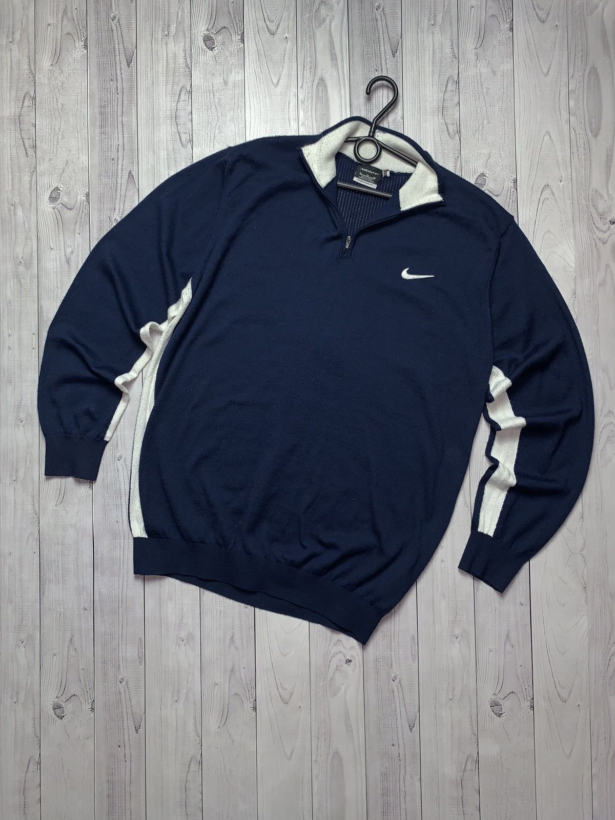 Nike × Vintage Vintage sweater Nike logo size L/XL Size US L / EU 52-54 / 3 - 1 Thumbnail