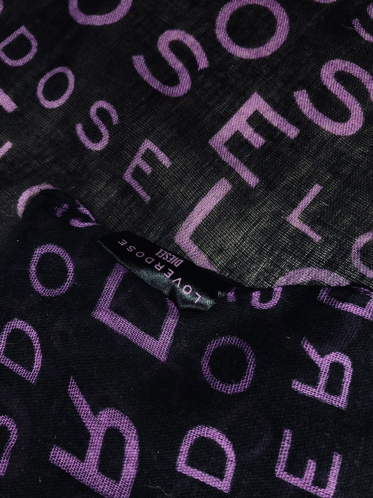 Diesel Diesel Loverdose Shawl Rare Size ONE SIZE - 8 Thumbnail