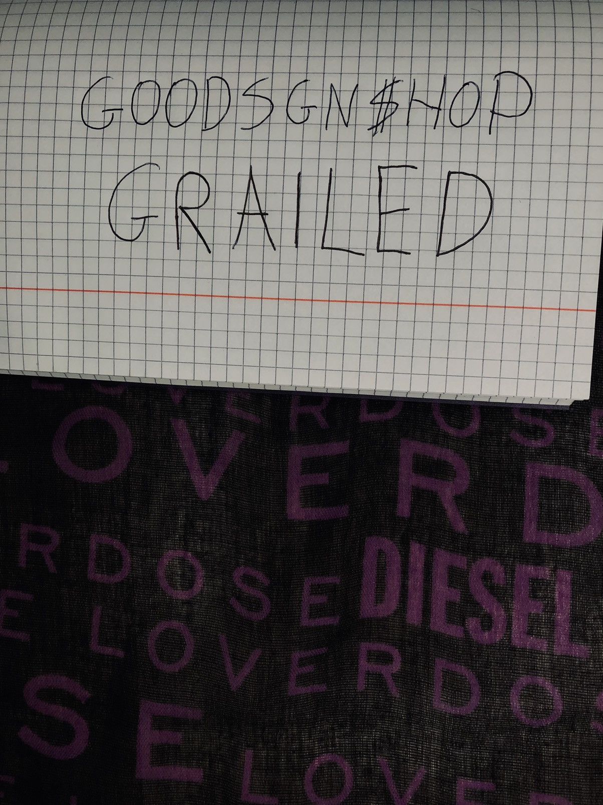 Diesel Diesel Loverdose Shawl Rare Size ONE SIZE - 5 Thumbnail