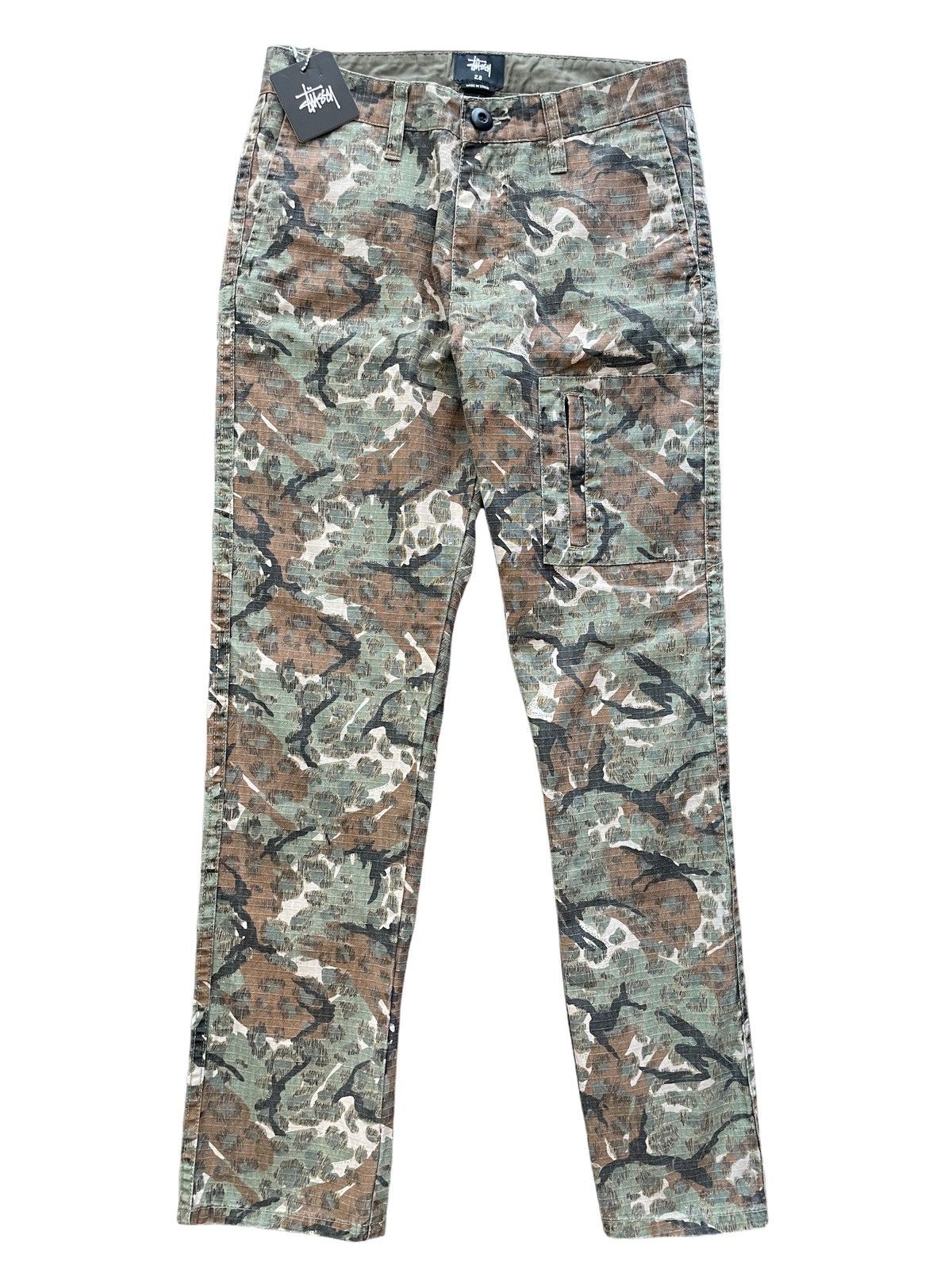 STUSSY RIPSTOP CAMO POCKET PANT