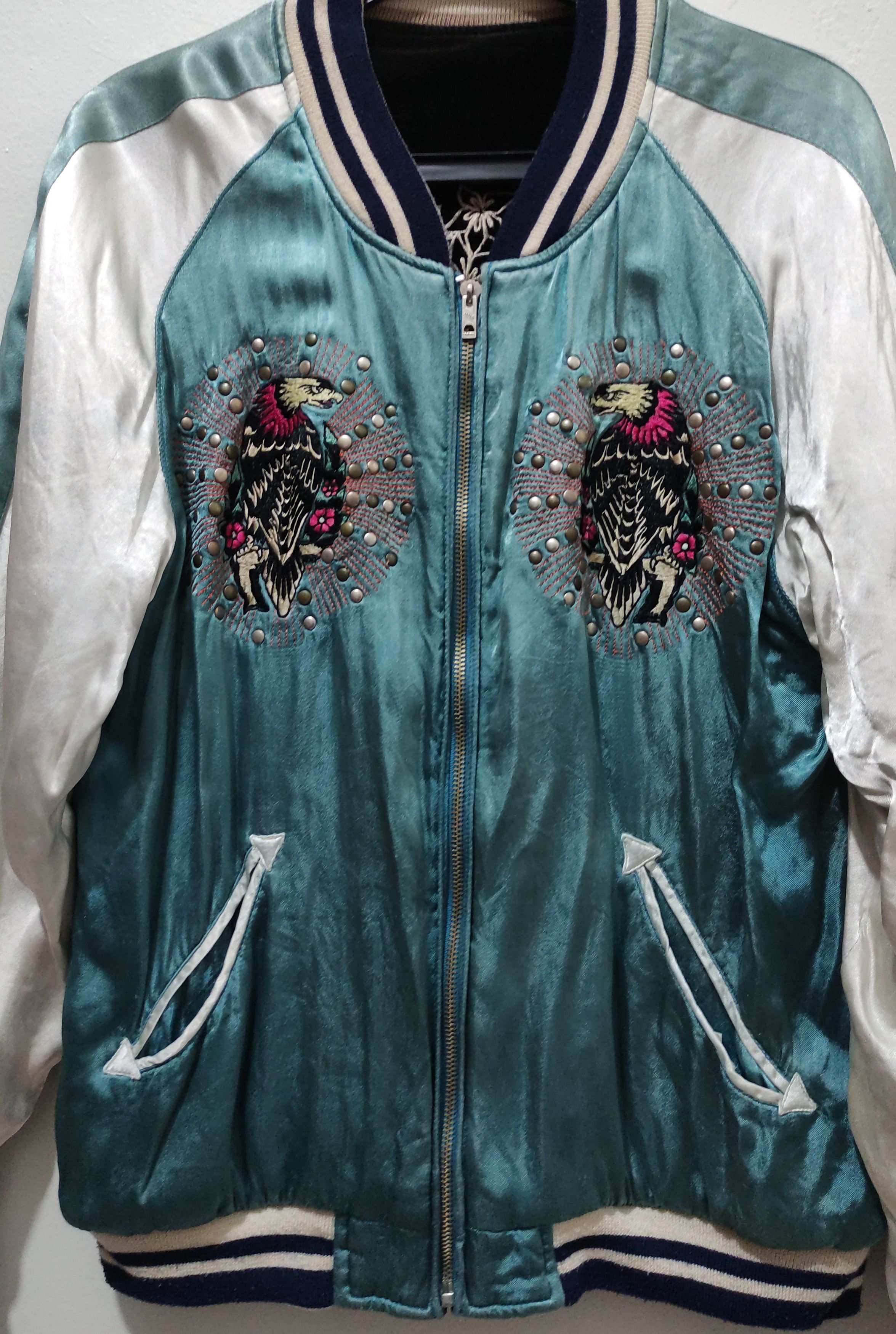 Other Sukajan Jaket Reversible Eeagle Freedom Liberty & Justice Size US M / EU 48-50 / 2 - 5 Thumbnail