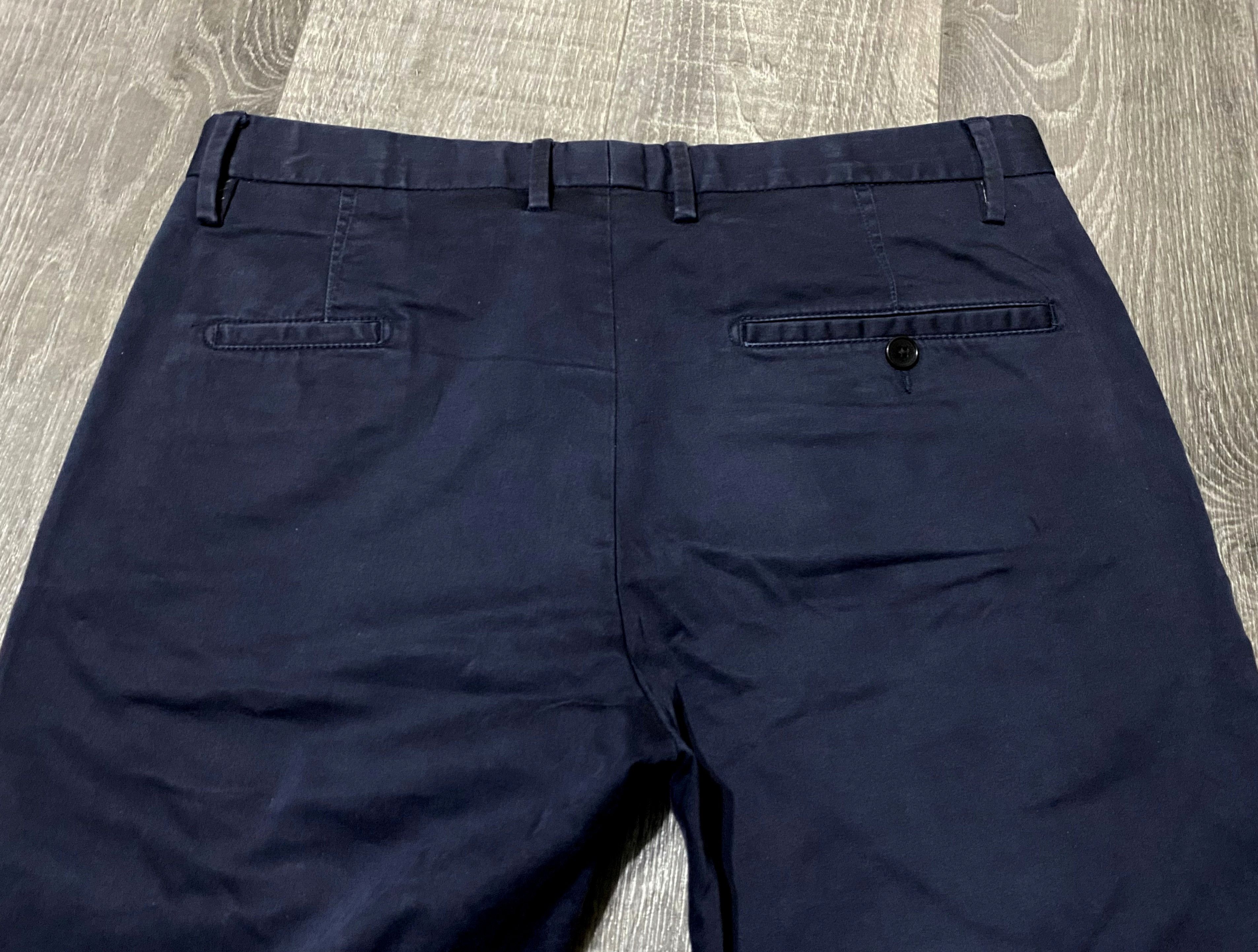 Acne Studios Acne Studios Max Satin SS14 Dyed Navy Chino Pants Trousers Size US 30 / EU 46 - 7 Thumbnail