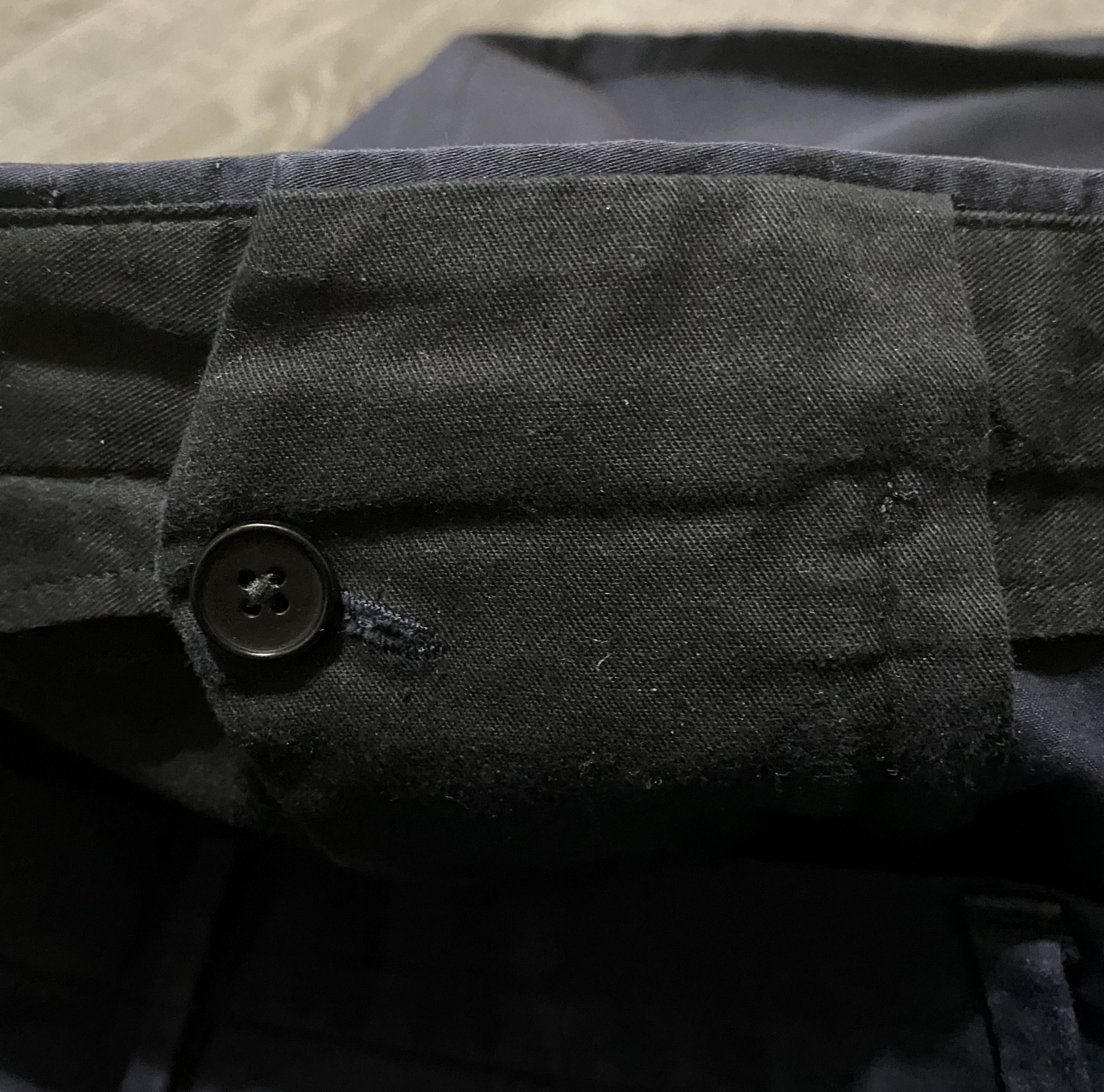 Acne Studios Acne Studios Max Satin SS14 Dyed Navy Chino Pants Trousers Size US 30 / EU 46 - 16 Thumbnail