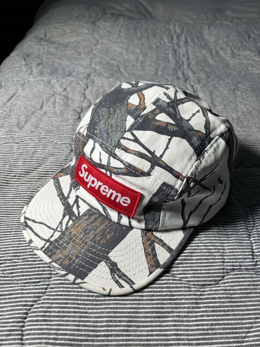 Supreme Tree Camo Camp Cap FW12 DSWT Original Owner 100% Authentic White