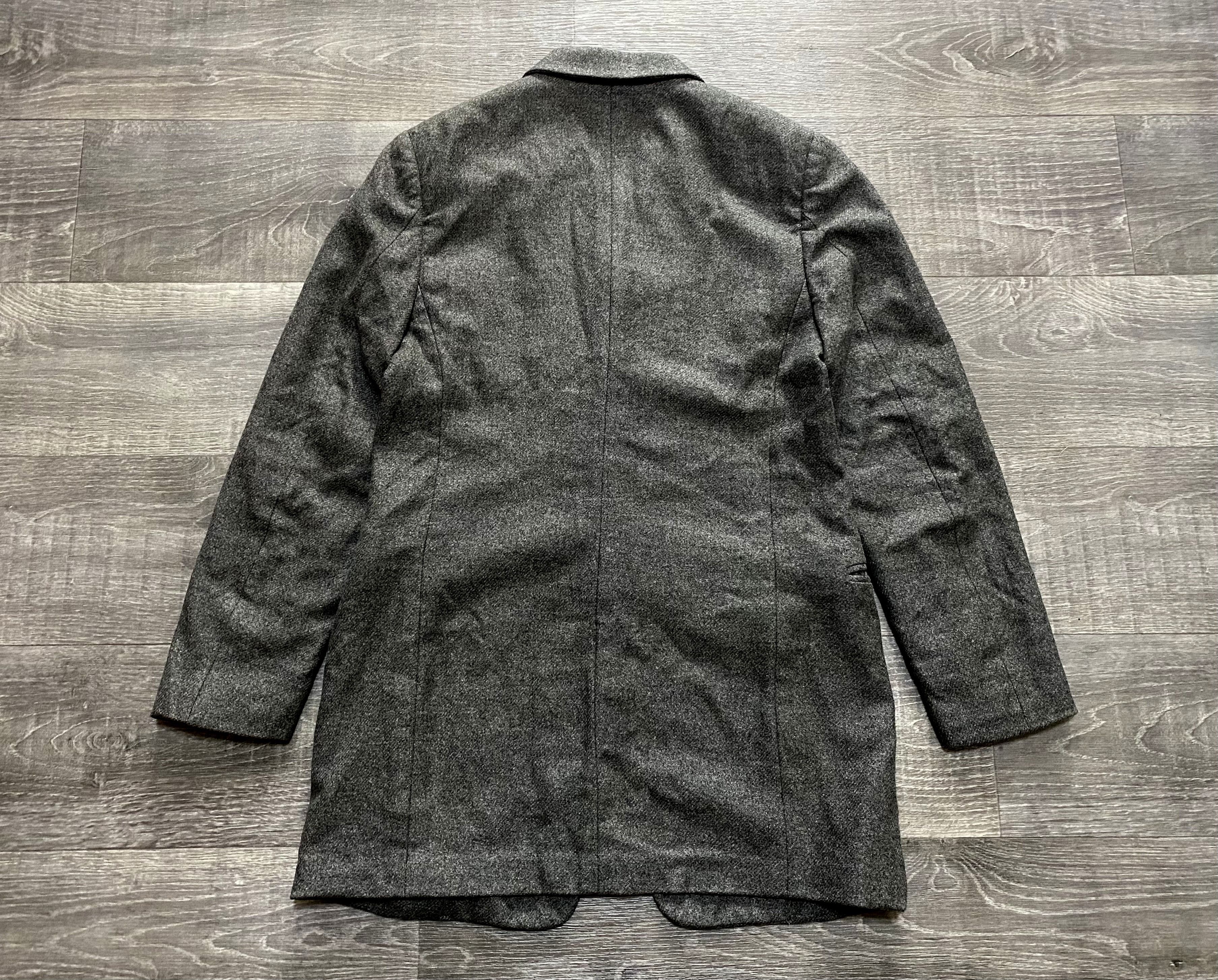 Loro Piana Unisex Loro Piana fabric Grey 100% Cashmere Blazer Jacket Size 44S - 3 Thumbnail
