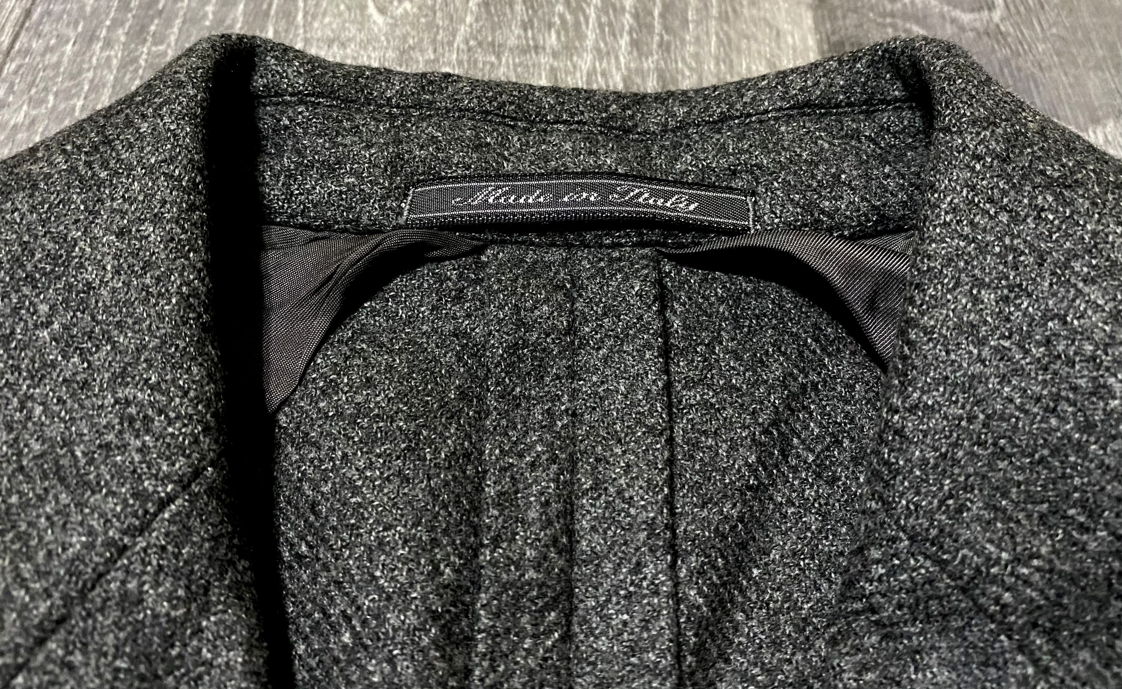 Loro Piana Unisex Loro Piana fabric Grey 100% Cashmere Blazer Jacket Size 44S - 6 Thumbnail