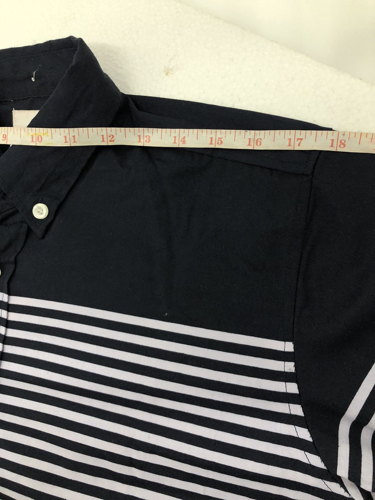 Fragment Design Striped L/S Button Up Shirt Size US XL / EU 56 / 4 - 12 Thumbnail