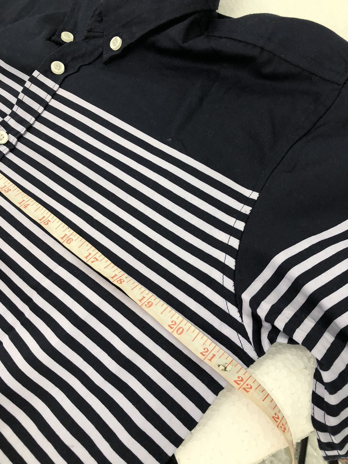 Fragment Design Striped L/S Button Up Shirt Size US XL / EU 56 / 4 - 11 Thumbnail