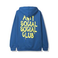 Anti Social Social Club Hoodie Navy | Grailed