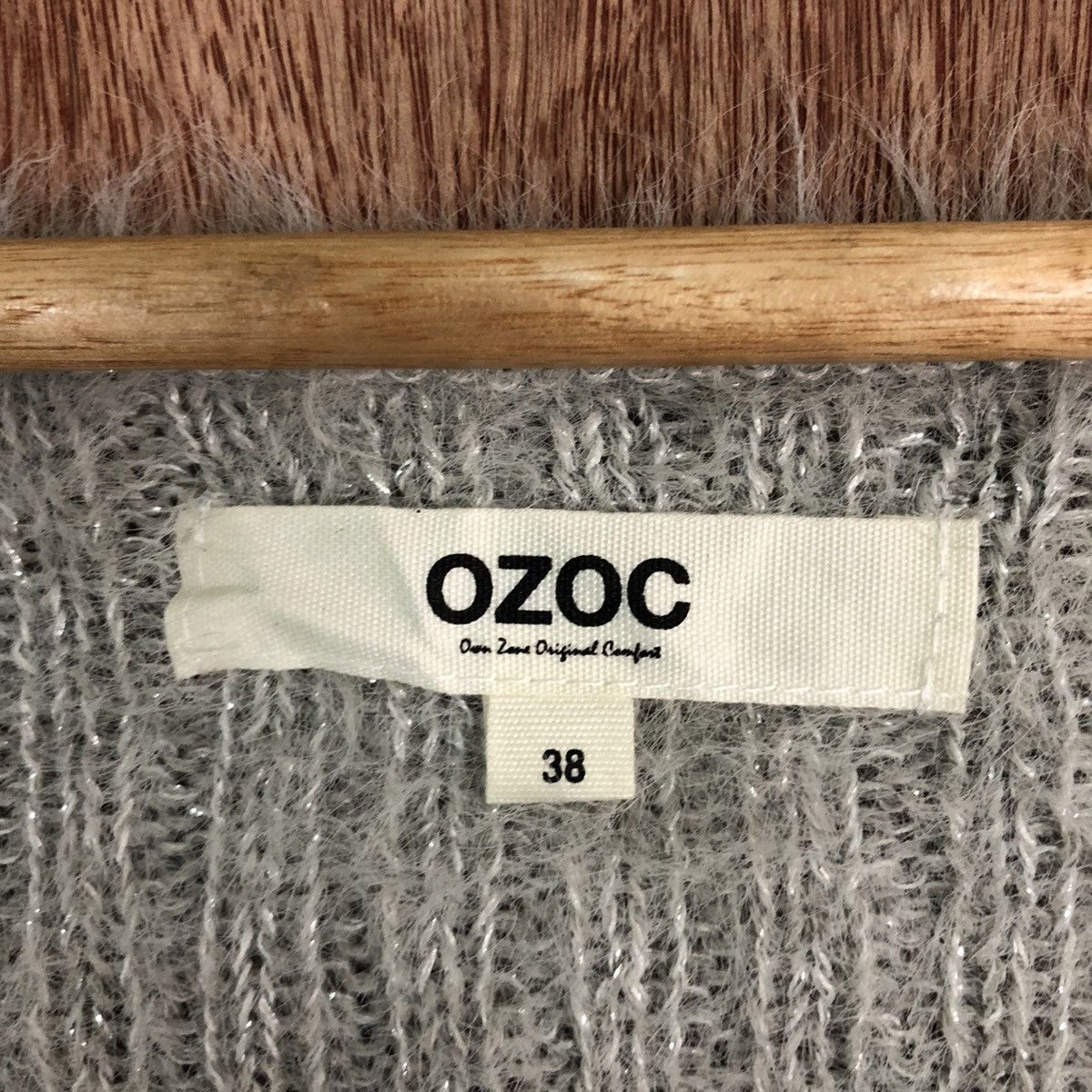 Homespun Knitwear DLL OZOC Grey mohair fur shaggy japan knitwear #c369 Size M / US 6-8 / IT 42-44 - 8 Thumbnail