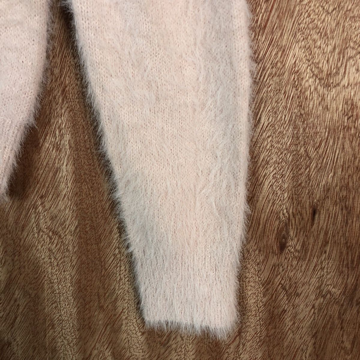Homespun Knitwear DLL Misch Masch Light Pink Mohair Shag Shaggy knitwear #c366 Size M / US 6-8 / IT 42-44 - 4 Thumbnail