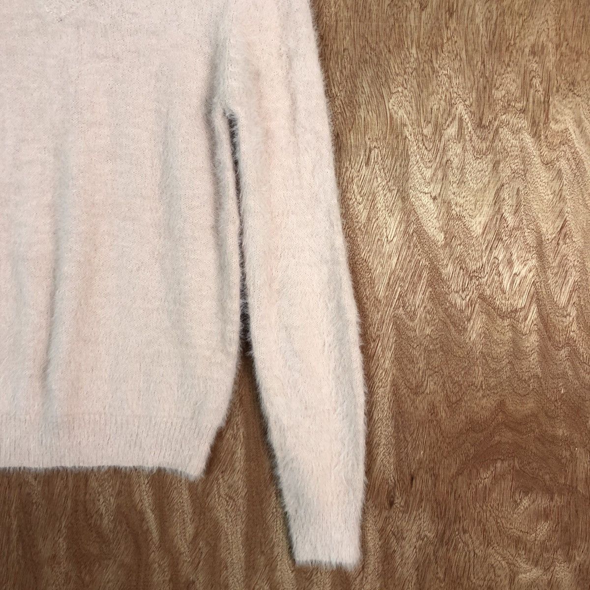Homespun Knitwear DLL Misch Masch Light Pink Mohair Shag Shaggy knitwear #c366 Size M / US 6-8 / IT 42-44 - 5 Thumbnail