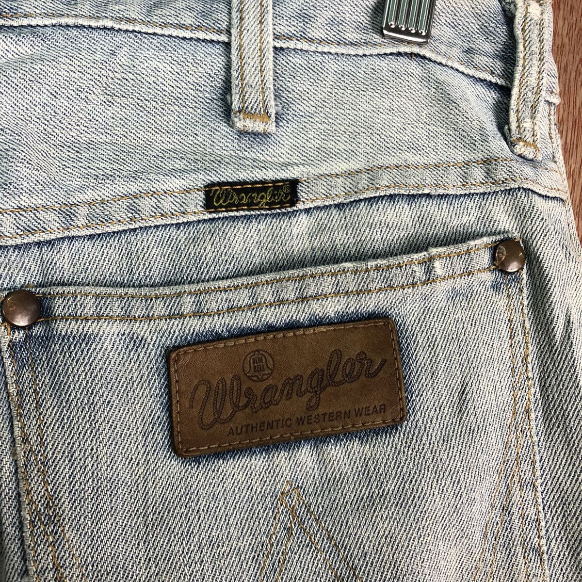 Vintage DLL Wrangler Vintage Light Blue Denim Pants #c263 Size US 30 / EU 46 - 11 Thumbnail