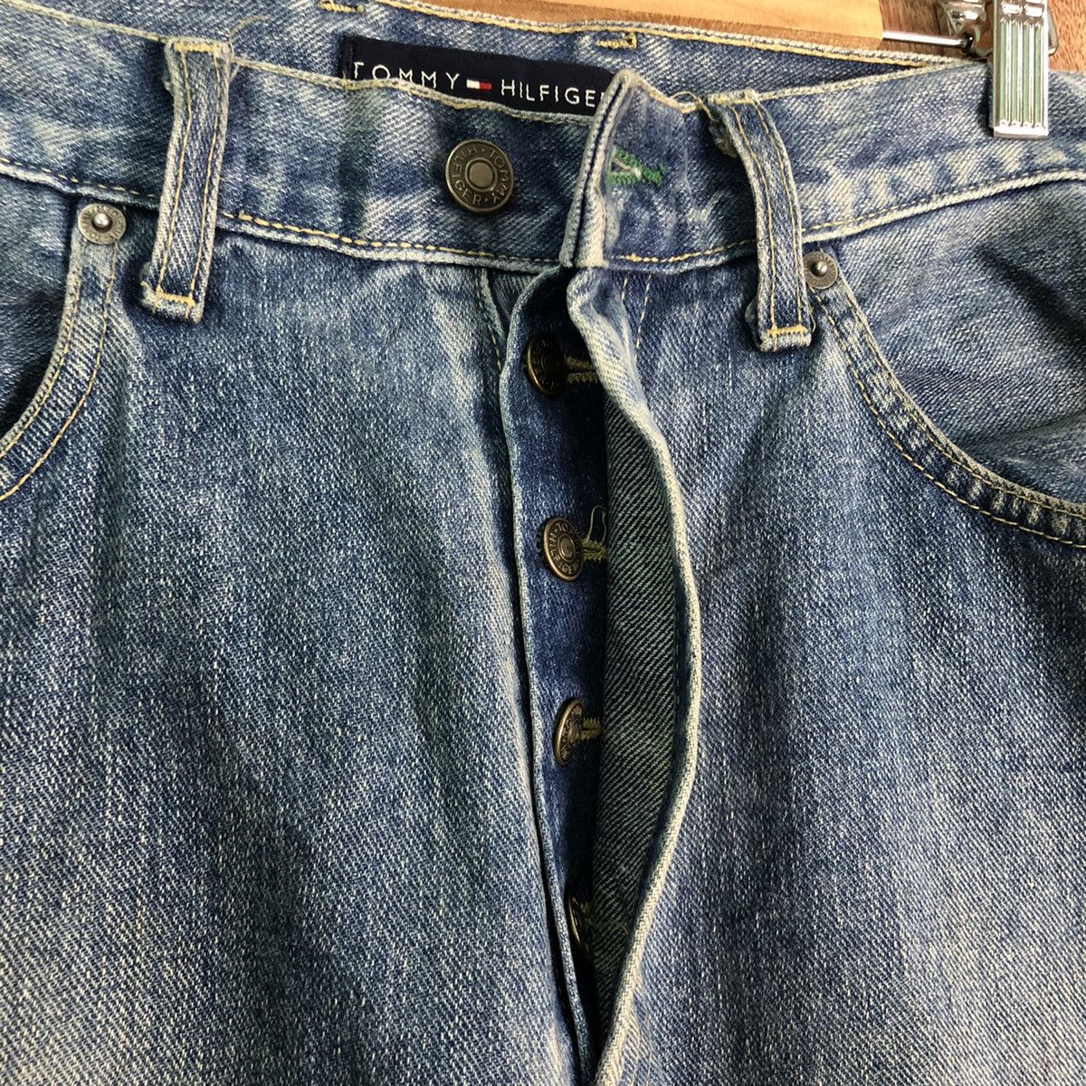 Tommy Hilfiger DLL Tommy Hilfiger Blue distressed Denim Jeans Pants #c249 Size US 34 / EU 50 - 6 Thumbnail
