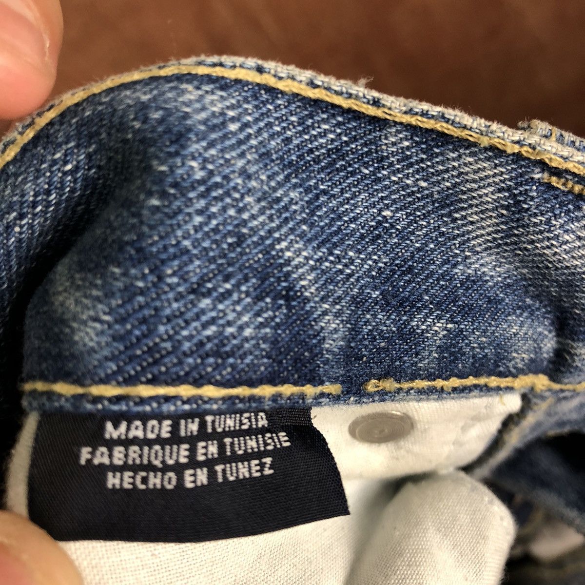 Tommy Hilfiger DLL Tommy Hilfiger Blue distressed Denim Jeans Pants #c249 Size US 34 / EU 50 - 13 Thumbnail