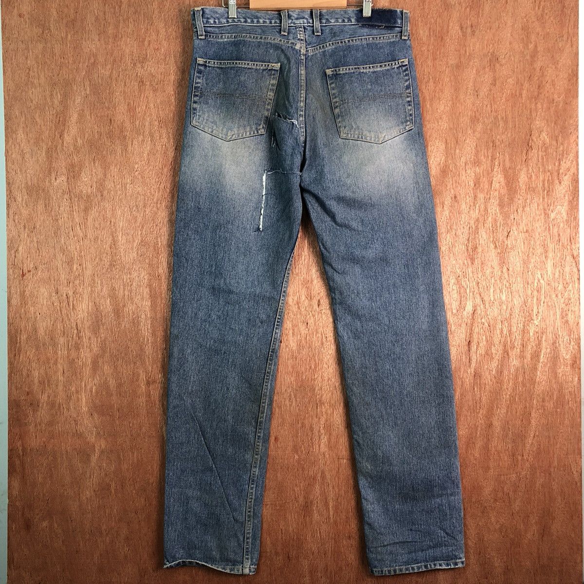 Tommy Hilfiger DLL Tommy Hilfiger Blue distressed Denim Jeans Pants #c249 Size US 34 / EU 50 - 7 Thumbnail