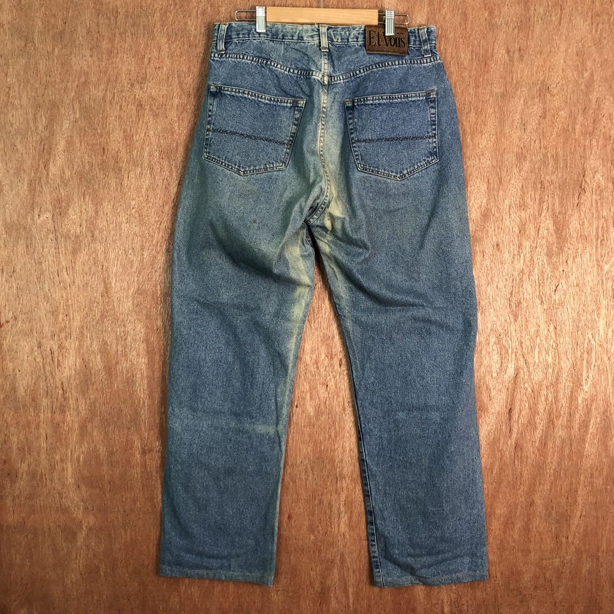 Vintage DLL Et Vois Blue Denim vintage france Jeans Pants #c224 Size US 31 - 6 Thumbnail
