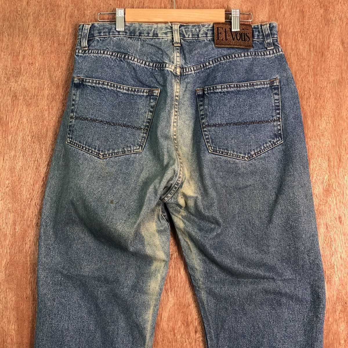 Vintage DLL Et Vois Blue Denim vintage france Jeans Pants #c224 Size US 31 - 7 Thumbnail
